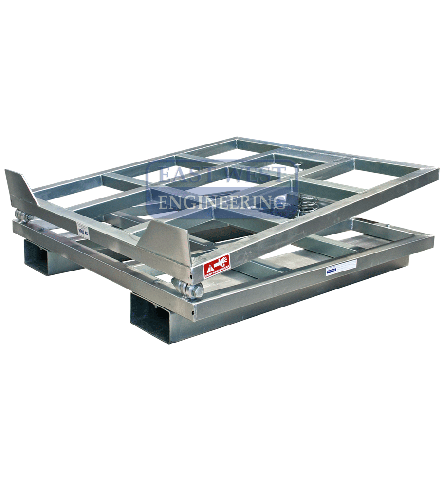BTS10 IBC Bin Tilter - fork pockets