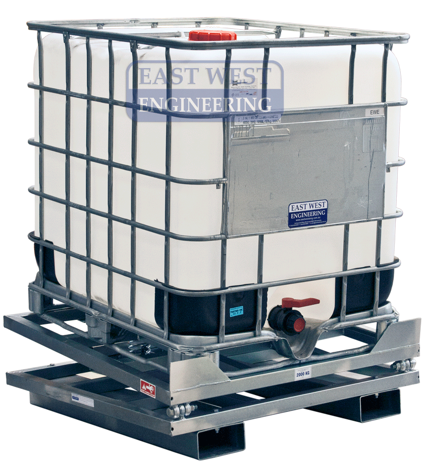 BTS10 IBC Bin Tilter - fork pockets