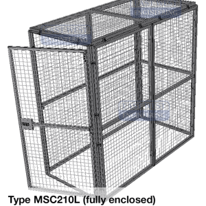 MSC210L Modular Storage Cage - 2100(w)